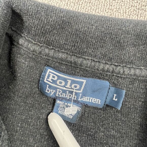 Ralph Lauren Jacket Adult Extra Large Gray Long Sleeve Full Zip Casual Men's - Picture 10 of 15